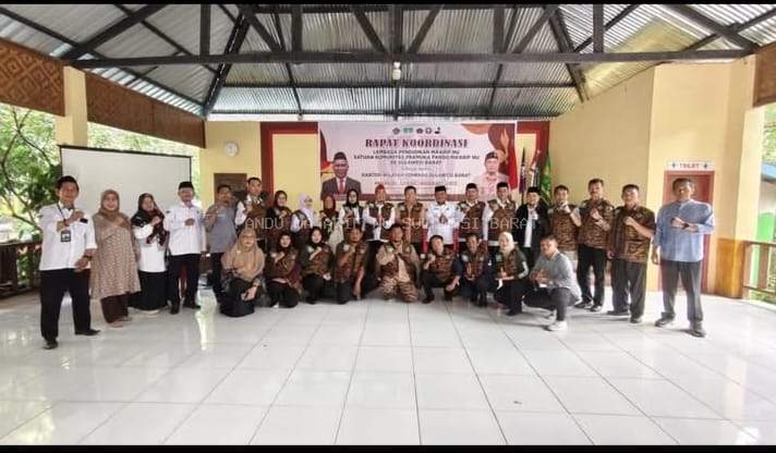 Kegiatan Rakorda Pandu MA’ARIF NU Sulawesi Barat Sekaligus Pembentukan Panitia KEMA Moderasi Digelar di Wisata Alam Salu Pajaan
