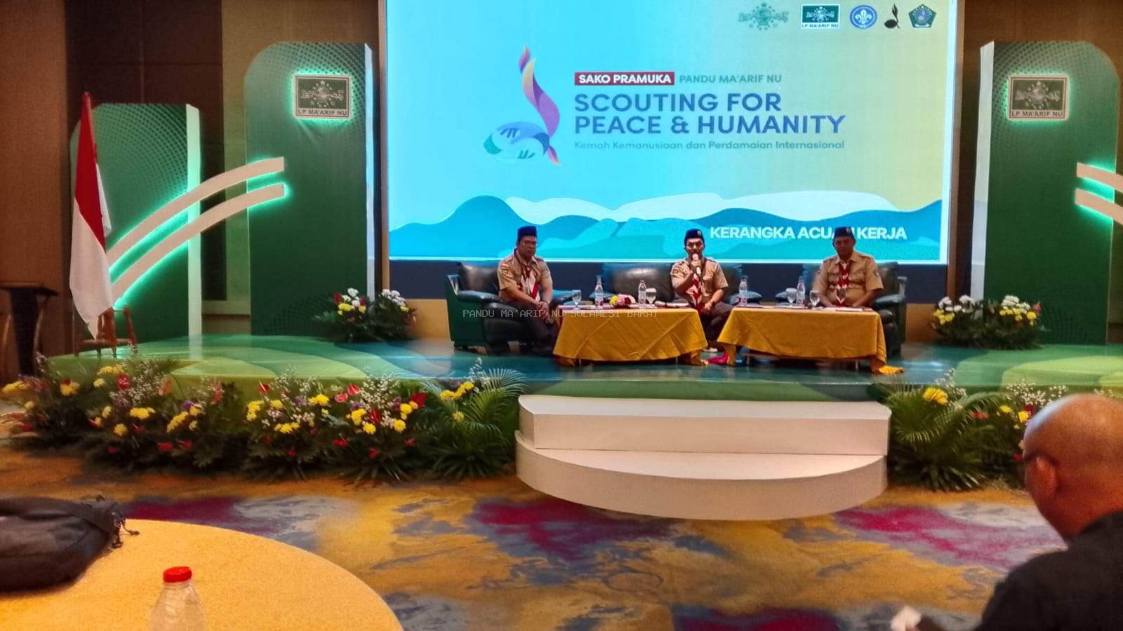 SAKO Pramuka Pandu Ma’arif NU Sulbar Hadiri Rapat Persiapan Kemah Perdamaian Internasional di Jakarta